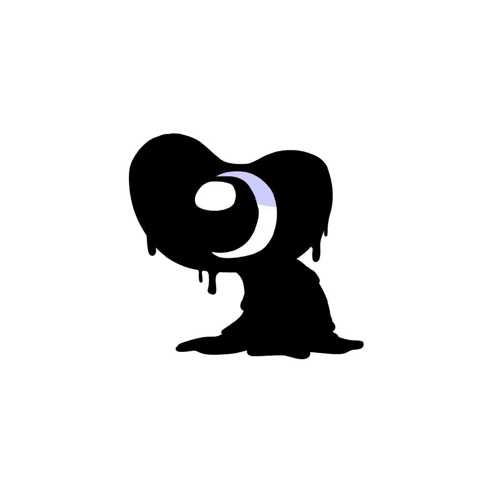 Tenebris, a small being made of a black fluid. It has a single large eye.